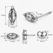 Tasiora Earring | Çelik Küpe 4