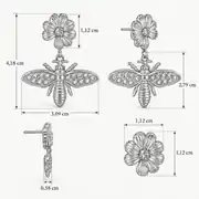 Pinionsa Earring | Çelik Küpe 5