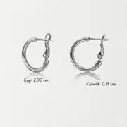 Silvon20 Earring | Çelik Küpe 2