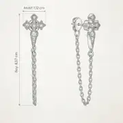 Sanctelle Earring | Çelik Küpe 6