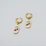 Cereza Earring | Çelik Küpe 1