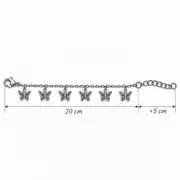 Papillora Gold Anklet | Çelik HalHal 3