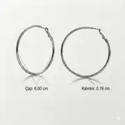 Elvion60 Earring | Çelik Küpe 2