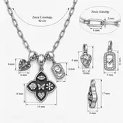 Wpone Necklace | Çelik Kolye 3