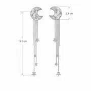 Moon Earring | Çelik Küpe 4
