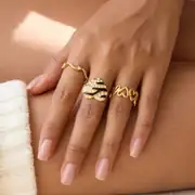 Zebrina Ring | Çelik Yüzük 2