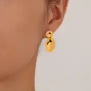 Zeraya Earring | Çelik Küpe 2