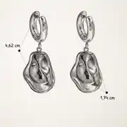 Ragain Earring | Çelik Küpe 4