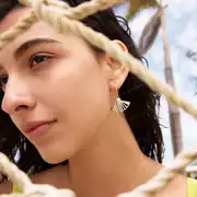Ventaglia Earring | Çelik Küpe 5