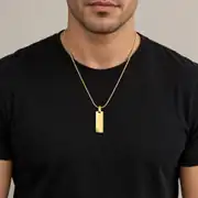 Ingotra Pendant | Erkek Çelik Kolye Ucu 3