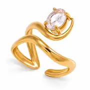 Zigzara Ring | Çelik Yüzük 1