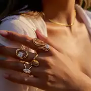 Meandra Ring | Çelik Yüzük 2
