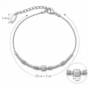 Miravel Anklet | Çelik Halhal 3