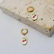Cereza Earring | Çelik Küpe 5