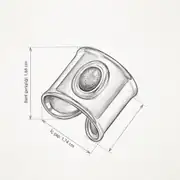 Lazzara Ring | Çelik Yüzük 6