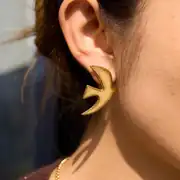 Hirvela Earring | Çelik Küpe 4