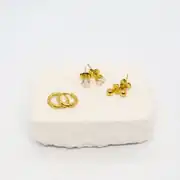Trivora Earring | Çelik Küpe 1