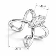 Incrocia Ring | Çelik Yüzük 5