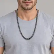 Brumvald Necklace | Erkek Çelik Kolye 2