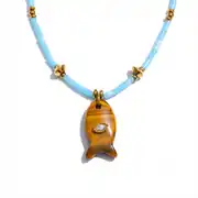 TigraFish Necklace | Doğal Taş Kolye 1