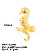 Seahorse Ring | Çelik Yüzük 3