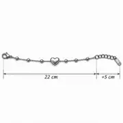 Cordina Anklet | Çelik HalHal 3