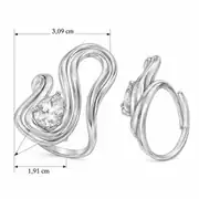 Meandra Ring | Çelik Yüzük 5