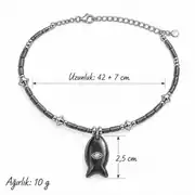 NoirFish Necklace | Çelik Kolye 3