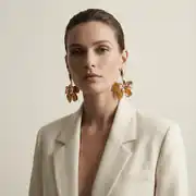 Florazel Earring | Reçine Küpe 2