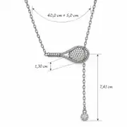 Racquella Necklace | Çelik Kolye 7