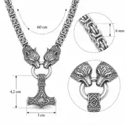 Mjolvar Necklace | Erkek Çelik Kolye 5