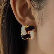 Intrecia Earring | Çelik Küpe 3