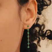 Smeraldine Earring | Çelik Küpe 3