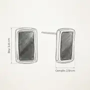 Obsidra Earring | Çelik Küpe 7