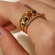 Trimora Ring | Çelik Yüzük 2
