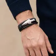 Strelon Bracelet | Erkek Deri Bileklik 2