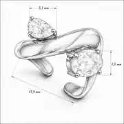Laroine Ring | Çelik Yüzük 5