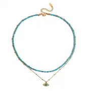 Occhiara Necklace | Boncuklu Kolye 1