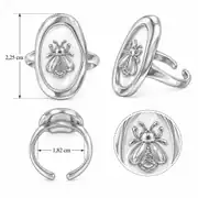 Faunelle Ring | Çelik Yüzük 3