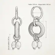 Legnara Earring | Çelik Küpe 8