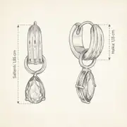 Gotiva Earring | Çelik Küpe 7