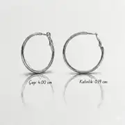 Silvon40 Earring | Çelik Küpe 2