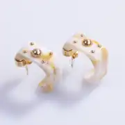 Pearmira Earring | Reçine Küpe 1