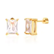 Bagetta Earring | Çelik Küpe 1
