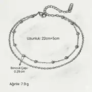 Serisya Anklet | Çelik HalHal 4