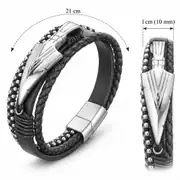 Strelon Bracelet | Erkek Deri Bileklik 3