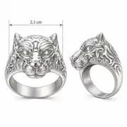 Pantherix Ring | Erkek Çelik Yüzük 3