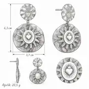 Auristen Earring | Reçine Küpe 4