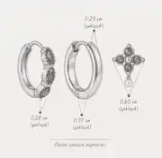 Broses Earring | Çelik Küpe 4