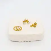 Trivora Earring | Çelik Küpe 1